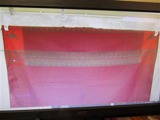 Vintage AboElela AB -Egypt  tapestry/tablecloth/throw burgundy